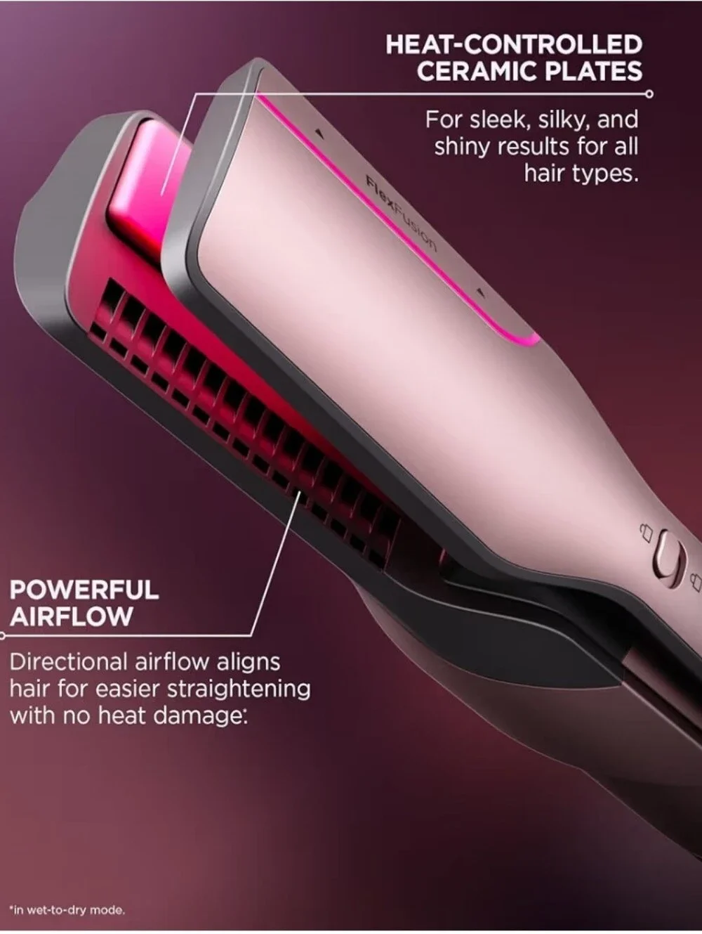 Shark Flex Fusion Air + Ceramic Styling & Drying System For Wet Or Dry Hair